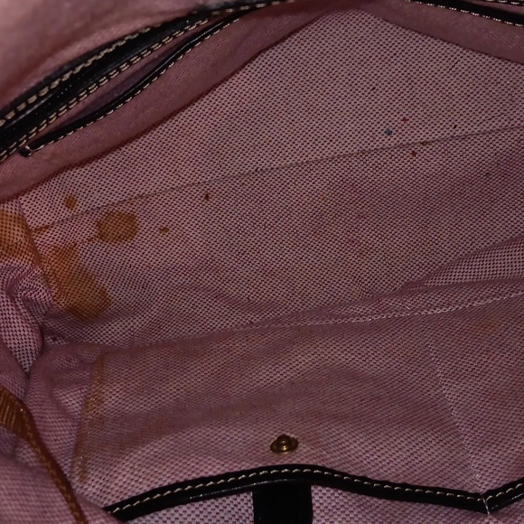 Dooney & Bourke White Leather Bag - Picture 6 of 7